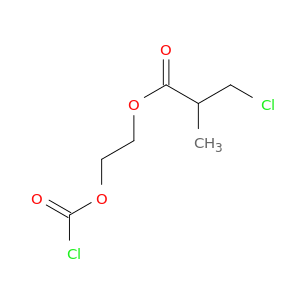 Propanoic acid, 3-chloro-2-methyl-, 2-[(chlorocarbonyl)oxy]ethyl ester