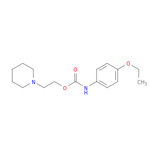 Carbamic acid, (4-ethoxyphenyl)-, 2-(1-piperidinyl)ethyl ester