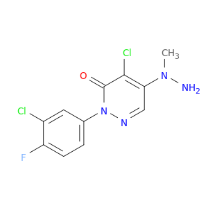 4-氯-2-(3-氯-4-氟苯基)-5-(1-甲基肼)-3(2H)-吡啶啉酮