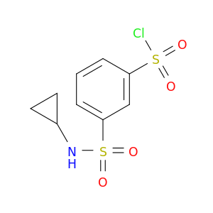 3-(Cyclopropylsulfamoyl)Benzene-1-Sulfonyl Chloride