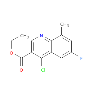 Ethyl 4-chloro-6-fluoro-8-methylquinoline-3-carboxylate
