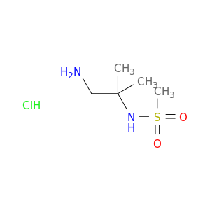 N-(1-amino-2-methylpropan-2-yl)methanesulfonamide hydrochloride