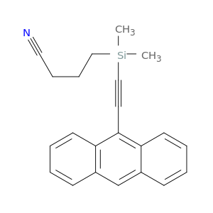 Butanenitrile, 4-[(9-anthracenylethynyl)dimethylsilyl]-