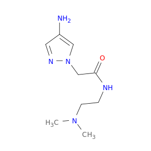 2-(4-Amino-1H-pyrazol-1-yl)-N-[2-(dimethylamino)ethyl]acetamide
