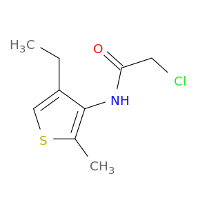 Acetamide, 2-chloro-N-(4-ethyl-2-methyl-3-thienyl)-
