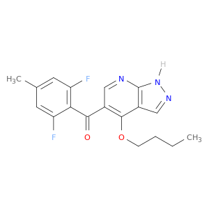 (4-丁氧基-1H-吡唑并[3,4-B]吡啶-5-基)(2,6-二氟-4-甲基苯基)-甲酮