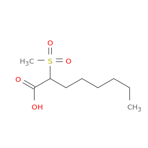 Octanoic acid, 2-(methylsulfonyl)-