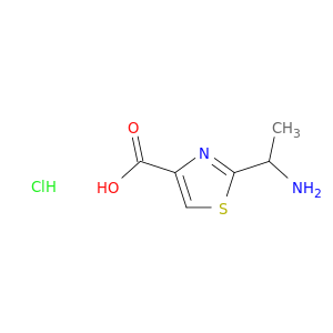 2-(1-Aminoethyl)-1,3-thiazole-4-carboxylic acid hydrochloride