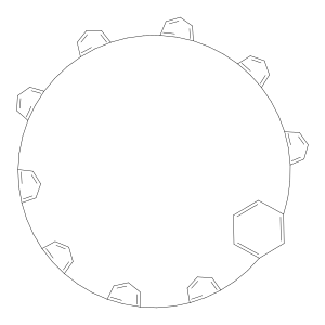 Undecacyclo[65.3.1.14,8.111,15.118,22.125,29.132,36.139,43.146,50.153,57.160,64]octaconta-1(71),4,6,8(80),11,13,15(79),18,20,22(78),25,27,29(77),32,34,36(76),39,41,43(75),46,48,50(74),53,55,57(73),60,62,64(72),67,69-triacontaene