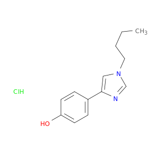 4-(1-butyl-1h-imidazol-4-yl)phenol hydrochloride(1:1)