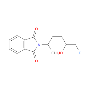 1H-Isoindole-1,3(2H)-dione, 2-(5-fluoro-4-hydroxy-1-methylpentyl)-