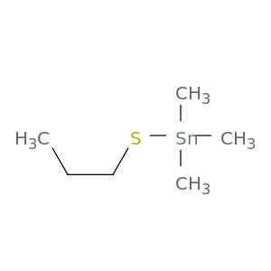Stannane, trimethyl(propylthio)-