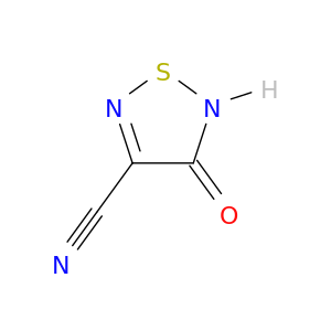 1,2,5-Thiadiazole-3-carbonitrile, 4,5-dihydro-4-oxo-