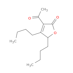 2(5H)-Furanone, 3-acetyl-4,5-dibutyl-