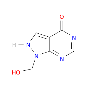 1,5-二氢-1-(羟甲基)-4H-吡唑[3,4-D]嘧啶-4-一