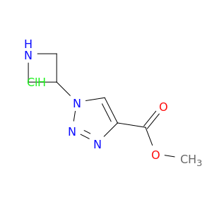 Methyl 1-(Azetidin-3-yl)-1H-1,2,3-triazole-4-carboxylate Hydrochloride