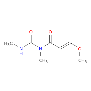 2-Propenamide, 3-methoxy-N-methyl-N-[(methylamino)carbonyl]-, (E)-