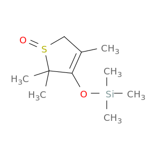 Silane, [(2,5-dihydro-2,2,4-trimethyl-1-oxido-3-thienyl)oxy]trimethyl-