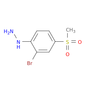 (2-Bromo-4-(methylsulfonyl)phenyl)hydrazine