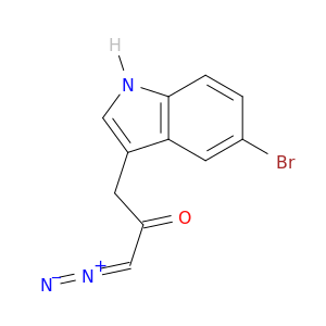 2-Propanone, 1-(5-bromo-1H-indol-3-yl)-3-diazo-