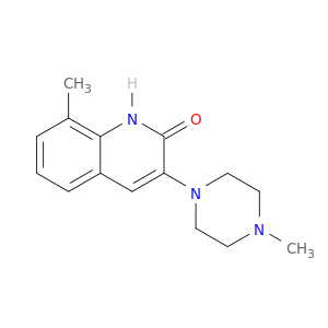 2(1H)-Quinolinone,8-methyl-3-(4-methyl-1-piperazinyl)-, hydrochloride (1:1)