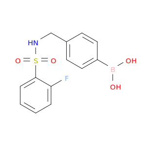 4-(2-氟苯磺酰基氨基甲基)苯硼酸