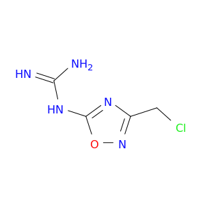 1-(3-(Chloromethyl)-1,2,4-oxadiazol-5-yl)guanidine