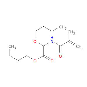 Acetic acid, butoxy[(2-methyl-1-oxo-2-propenyl)amino]-, butyl ester