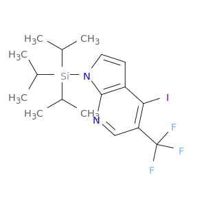 1H-Pyrrolo[2,3-B]吡啶,4-碘-5-(三氟甲基)-1-[Tris(1-甲基乙基)甲硅烷基]-