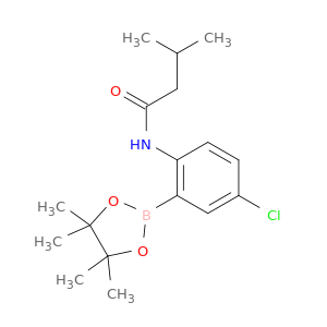 4-氯-2-(3-甲基丁酰胺基)苯硼酸频哪醇酯