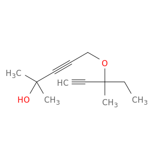 3-Pentyn-2-ol, 5-[(1-ethyl-1-methyl-2-propynyl)oxy]-2-methyl-