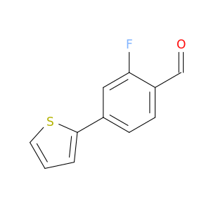 2-fluoro-4-(thiophen-2-yl)benzaldehyde