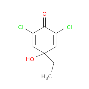 2,5-Cyclohexadien-1-one, 2,6-dichloro-4-ethyl-4-hydroxy-