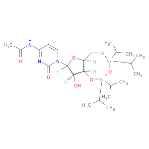 N-乙酰基-3',5'-O-[1,1,3,3-四(异丙基)-1,3-二硅氧烷二基]胞苷