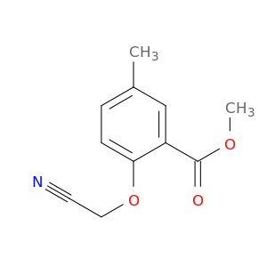 Benzoic acid, 2-(cyanomethoxy)-5-methyl-, methyl ester