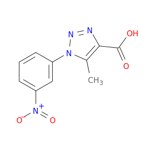 5-Methyl-1-(3-nitrophenyl)-1H-1,2,3-triazole-4-carboxylic Acid