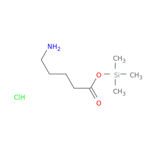 Pentanoic acid, 5-amino-, trimethylsilyl ester, hydrochloride