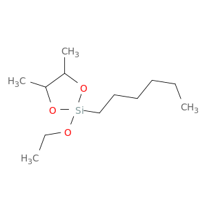 1,3-Dioxa-2-silacyclopentane, 2-ethoxy-2-hexyl-4,5-dimethyl-
