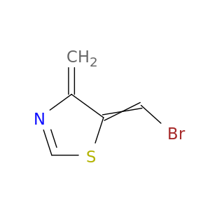 Thiazole, 5-(bromomethylene)-4,5-dihydro-4-methylene-
