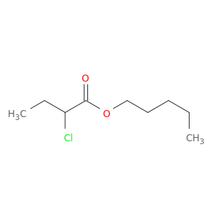 Butanoic acid, 2-chloro-, pentyl ester