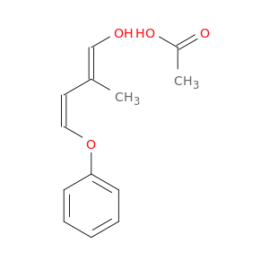 1,3-Butadien-1-ol, 2-methyl-4-phenoxy-, acetate, (E,Z)-