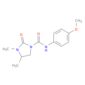 1-Imidazolidinecarboxamide, N-(4-methoxyphenyl)-3,4-dimethyl-2-oxo-