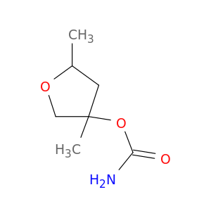 Carbamic acid,tetrahydro-3,5-dimethyl-3-furyl ester (7CI)
