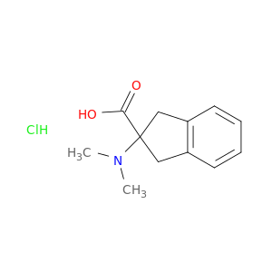2-(dimethylamino)-2,3-dihydro-1H-indene-2-carboxylic acid hydrochloride