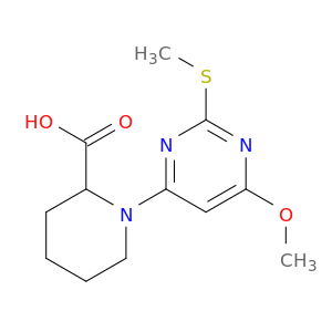 1-(6-甲氧基-2-甲基硫基-嘧啶-4-基)-哌啶-2-羧酸