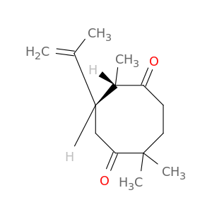 1,5-Cyclooctanedione, 2,2,6-trimethyl-7-(1-methylethenyl)-, cis-