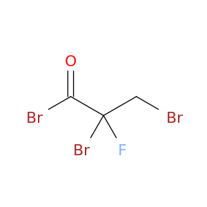 Propanoyl bromide, 2,3-dibromo-2-fluoro-