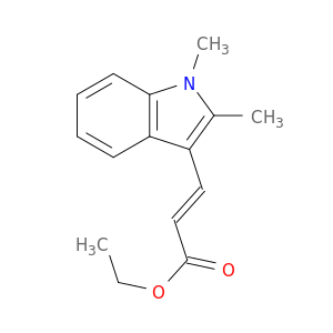 乙基(2E)-3-(1,2-二甲基-1H-Indol-3-Y1)-2-丙酸盐