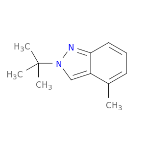 2H-Indazole, 2-(1,1-dimethylethyl)-4-methyl-
