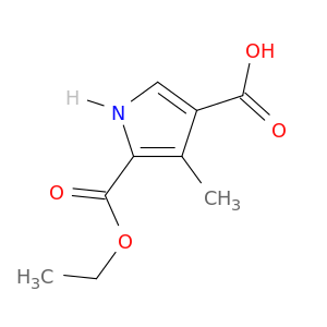 5-(乙氧羰基)-4-甲基-1H-吡咯-3-羧酸